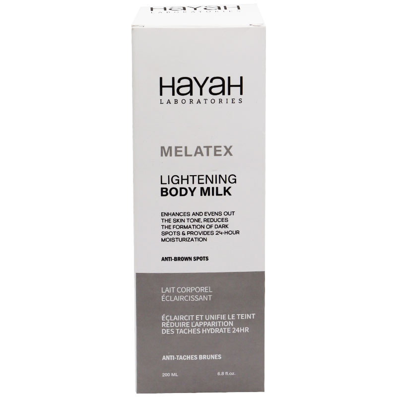 Melatex Lightening Moisturizing Body Milk 200ml