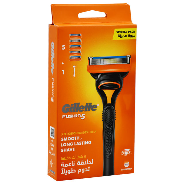 Gillette Fusion (5) Razor+5 Blades