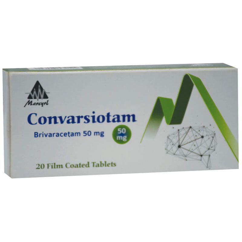 Convarsiotam 50mg 20 Film Coated Tablet