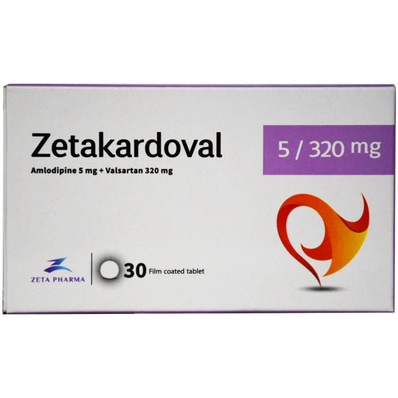 Zetakardoval 5/320mg 30 Film Coated Tablets