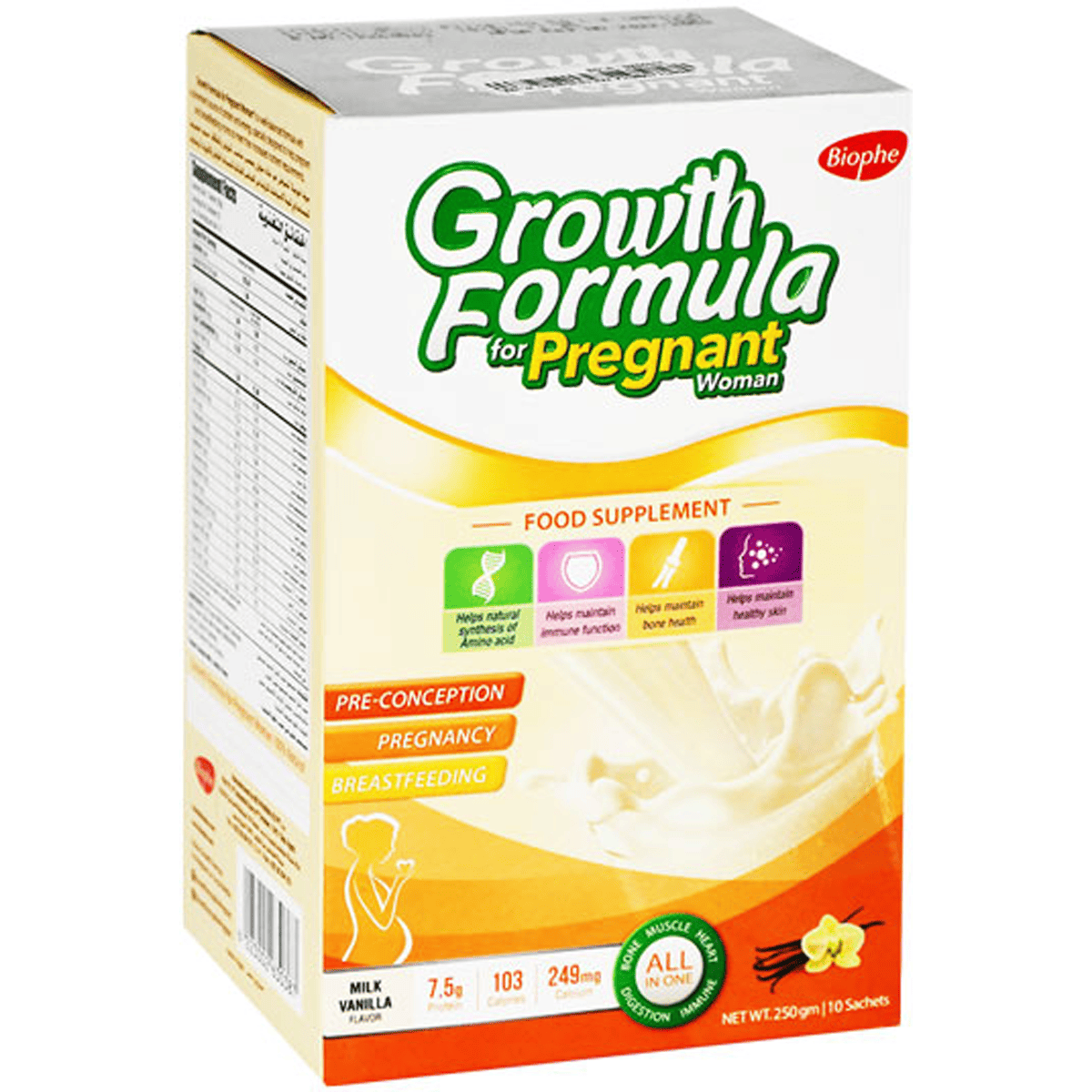 Growth Formula Vanilla for Pregnant Women 10 Sachets