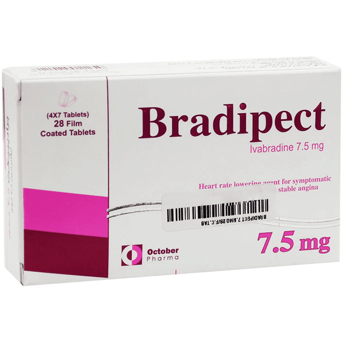 Bradipect 7.5mg 28 Film Coated Tablet