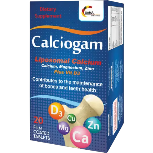 Calciogam 20 Film Coated Tablets