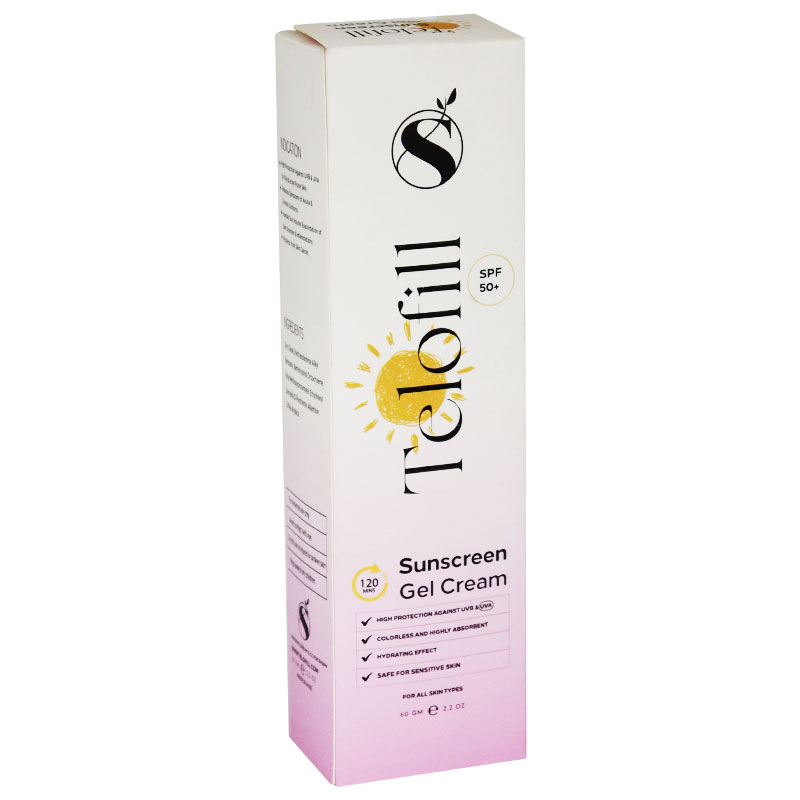 Telofill Sunscreen SPF(50+) Gel Cream 60 gm