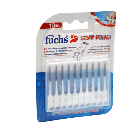 Fuchs Soft Picks 10 Pieces + Storage Case