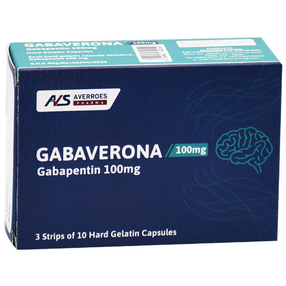 Gabaverona 100mg 30 Hard Gelatin Capsules