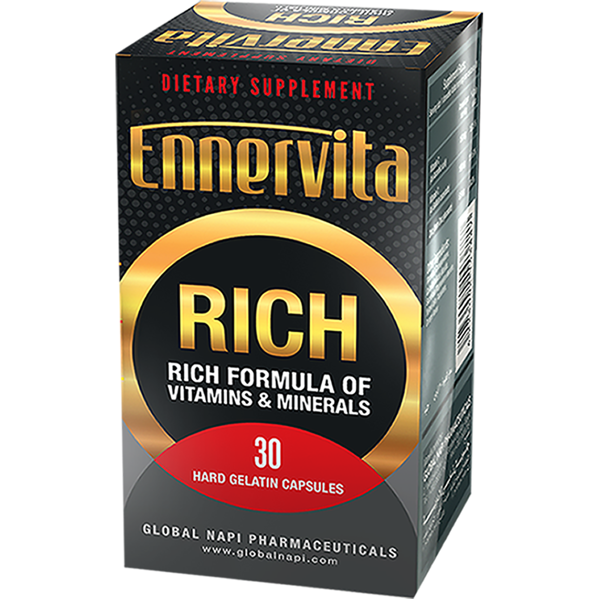 Ennervita Rich 30 Hard Gelatin Capsules