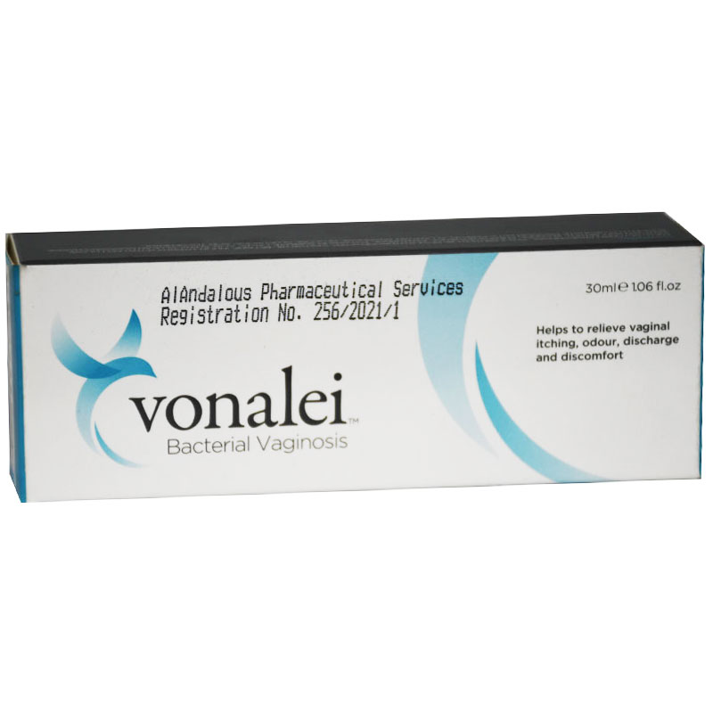 Vonalei Bacterial Vaginosis Cream 30ml + 5 Applicators