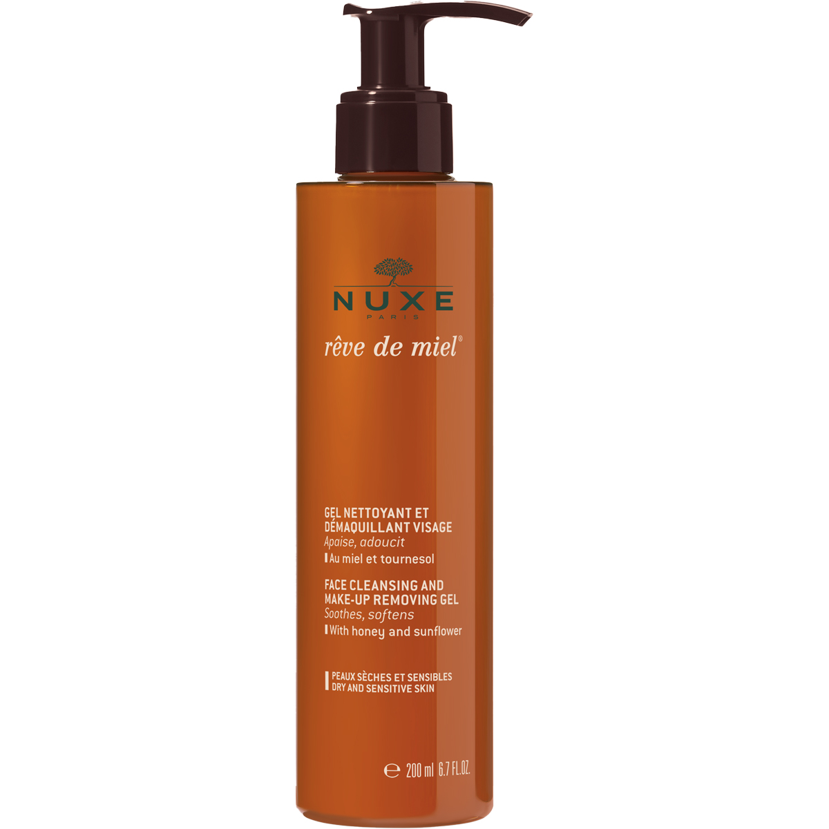 Nuxe Reve De Miel Cleanser Makeup Dry & Sensitive Skin 200ml