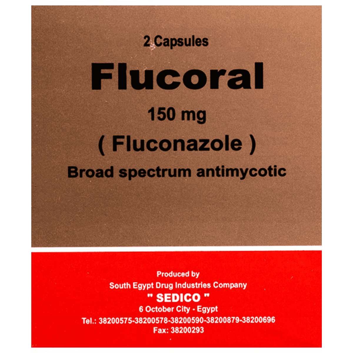 Flucoral 150mg 2 Capsules