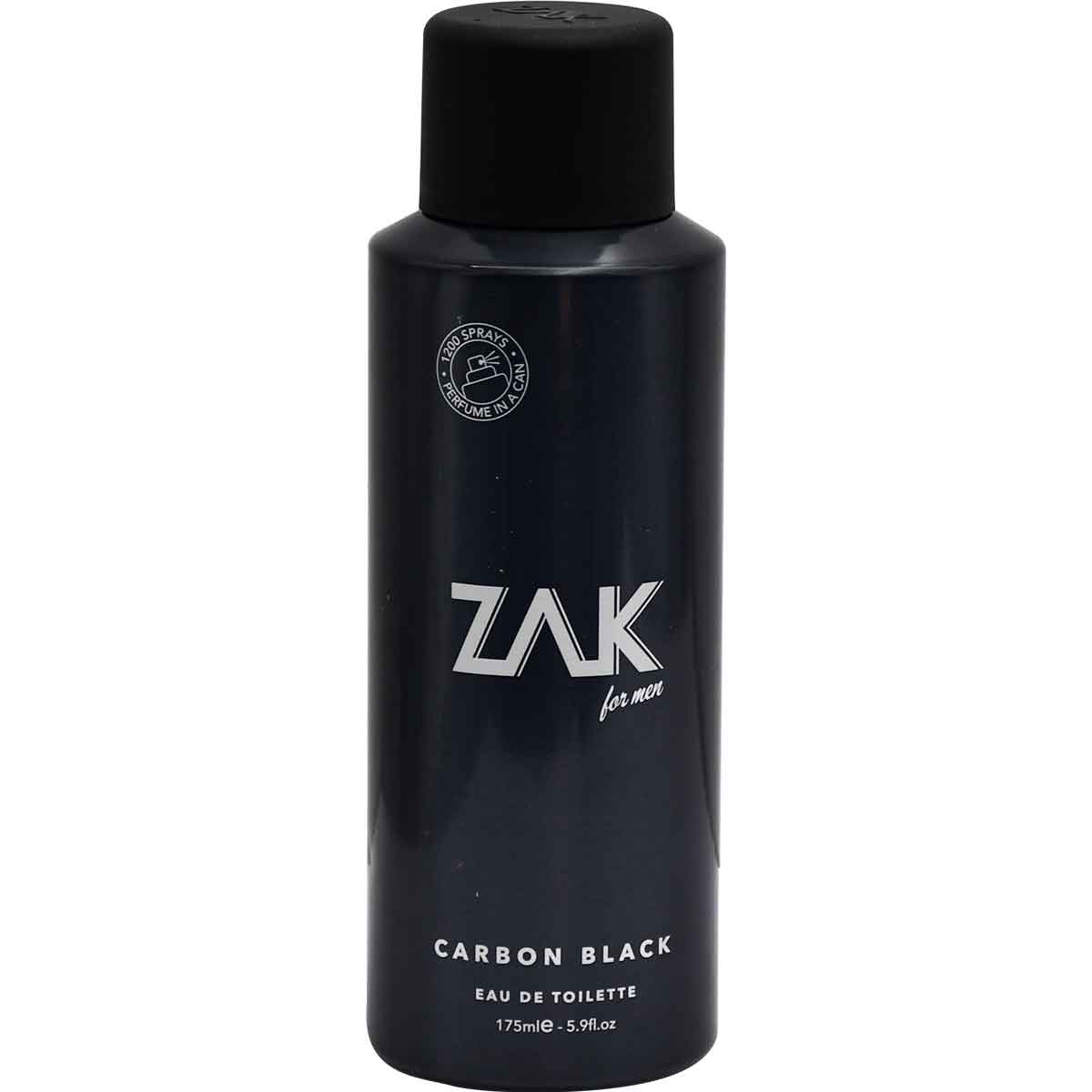 Zak Carbon Black Eau de Toilette for Men 175 ml