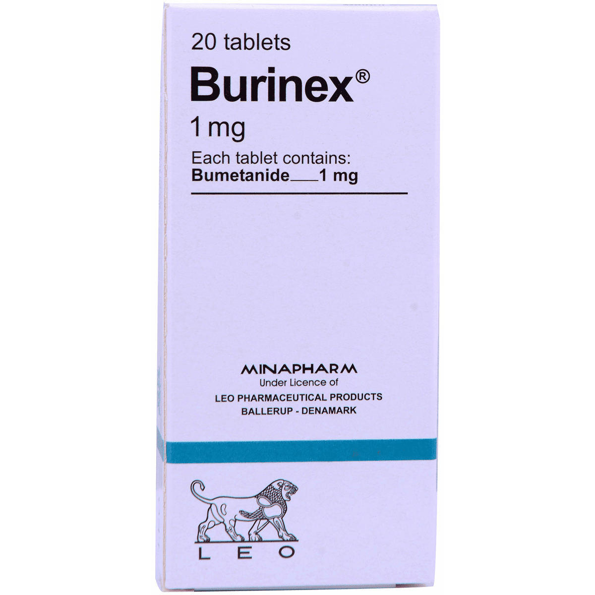 Burinex 1mg 20 Tablets