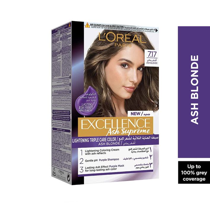 Loreal Excellence Ash Supreme Cream/7.17