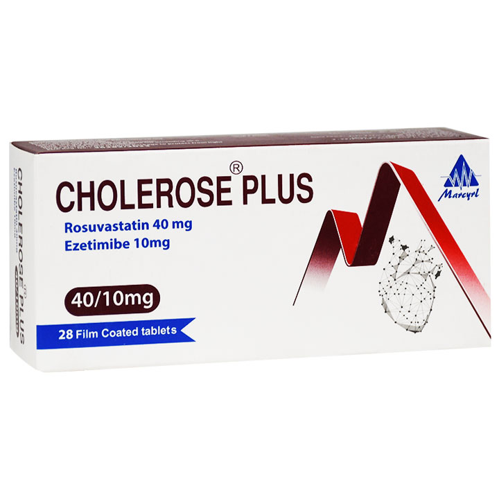 Cholerose Plus 40/10mg 28 Film Coated Tablet