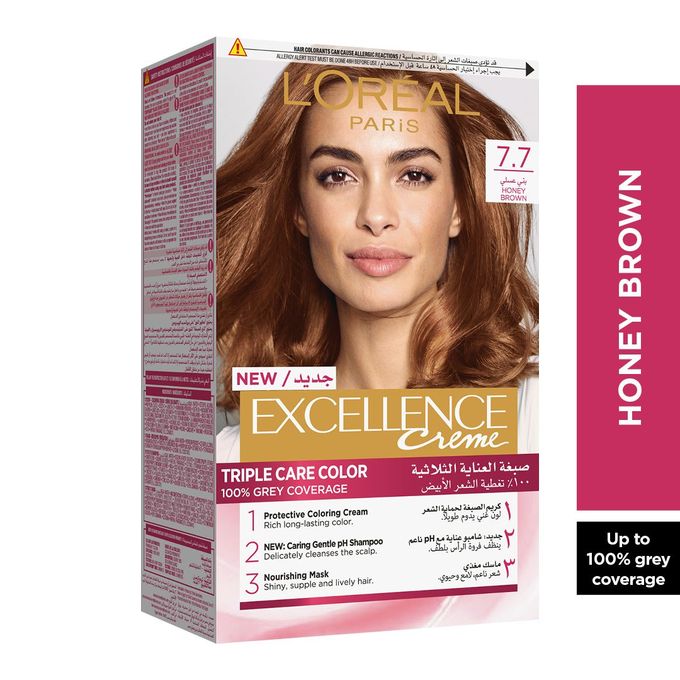 Loreal Excellence Cream/7.7 Honey Brown