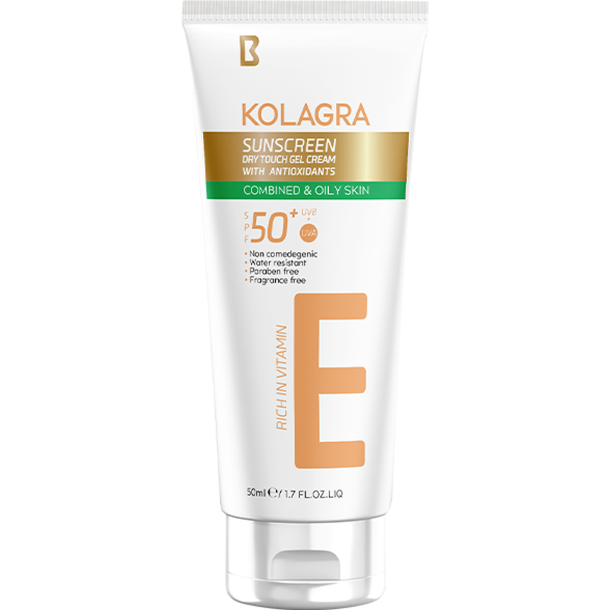 Kolagra E Sunscreen SPF (50+) Gel Cream 50ml