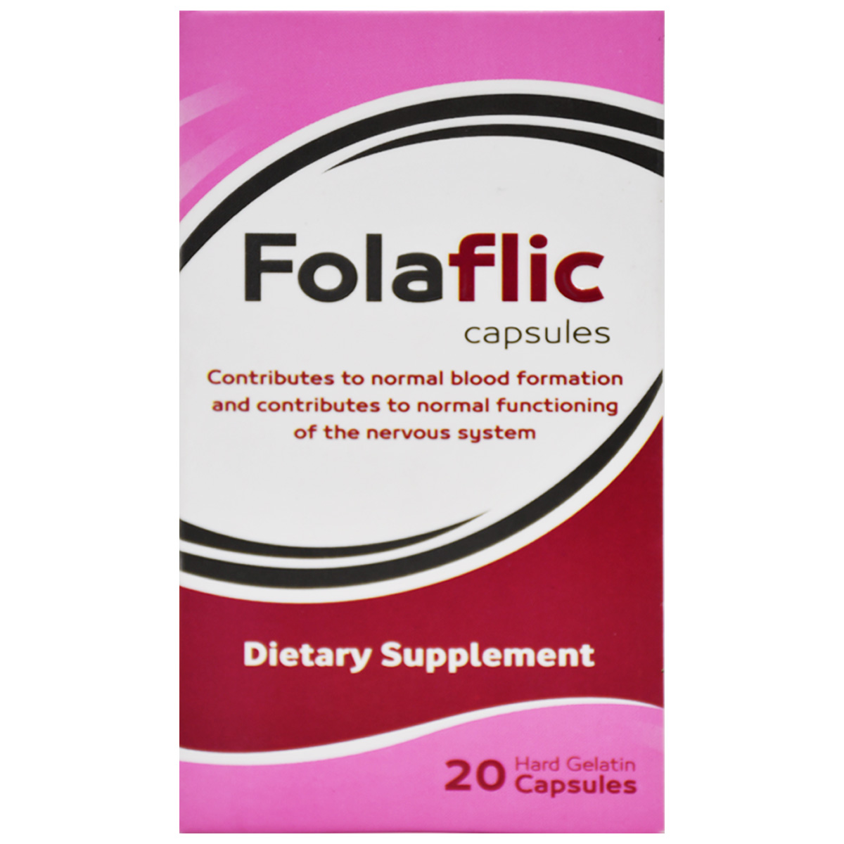 Folaflic 20 Hard Gelatin Capsules
