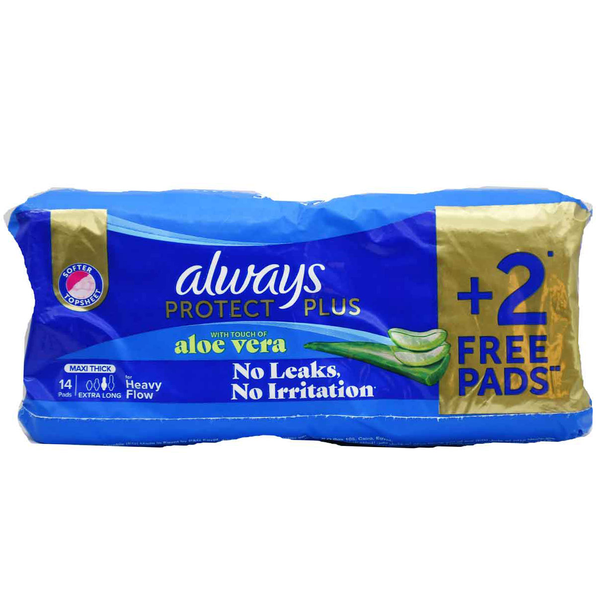 Always Protect Plus Maxi Extra Long 14 Pieces (Offer Pack)