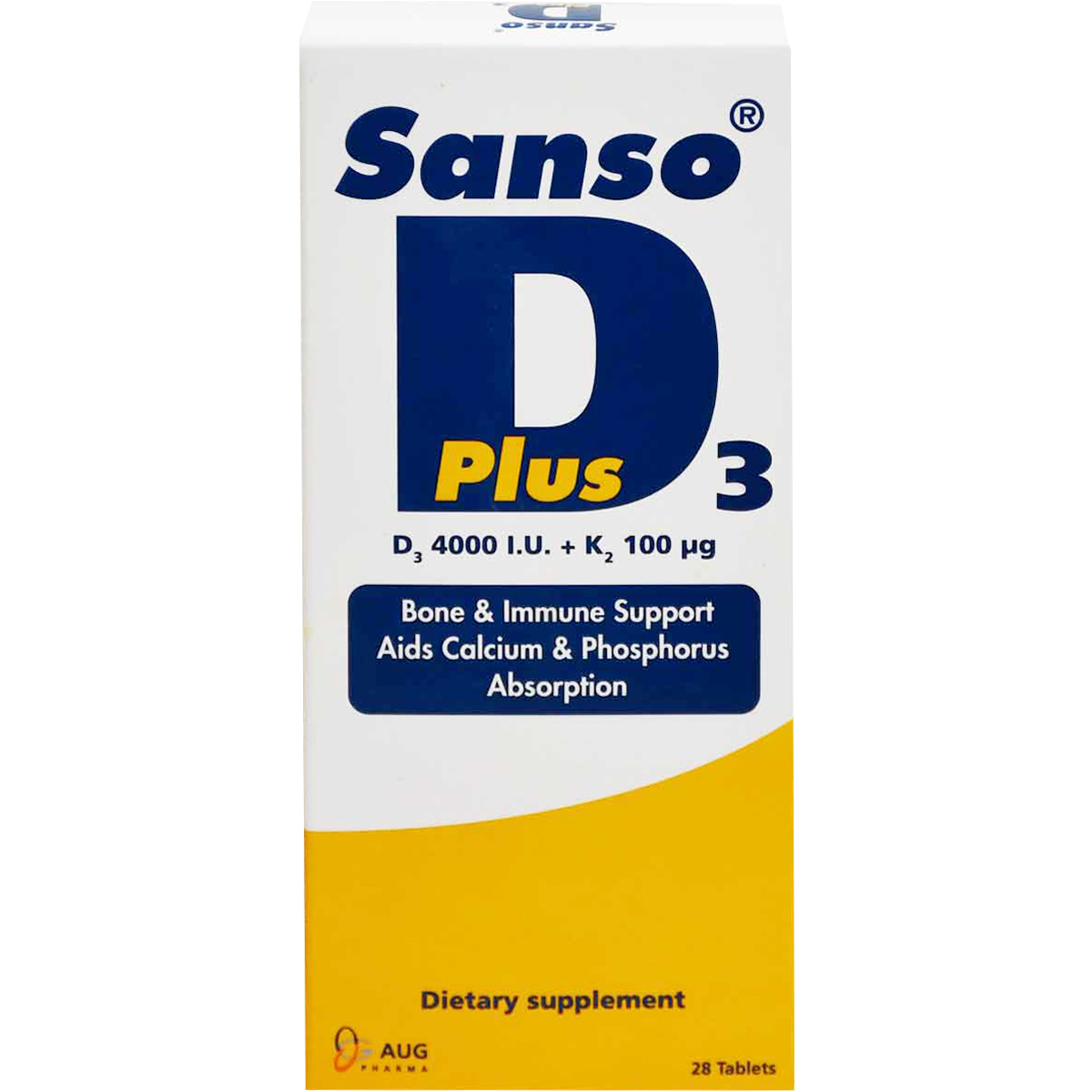 Sanso D3 Plus 28 Tablets