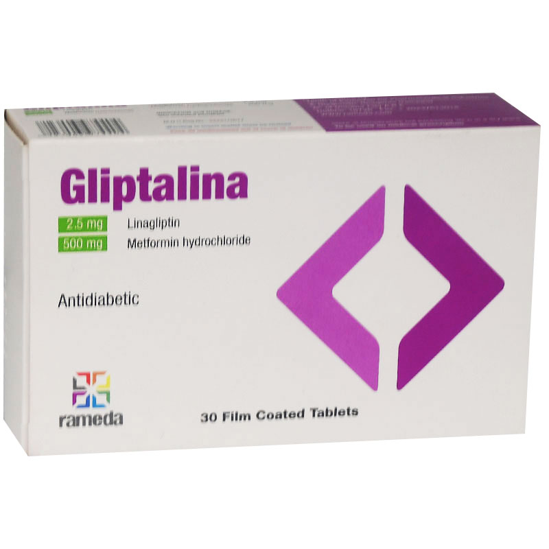 Glipatlina (2.5+500)mg 30 Film Coated Tablets