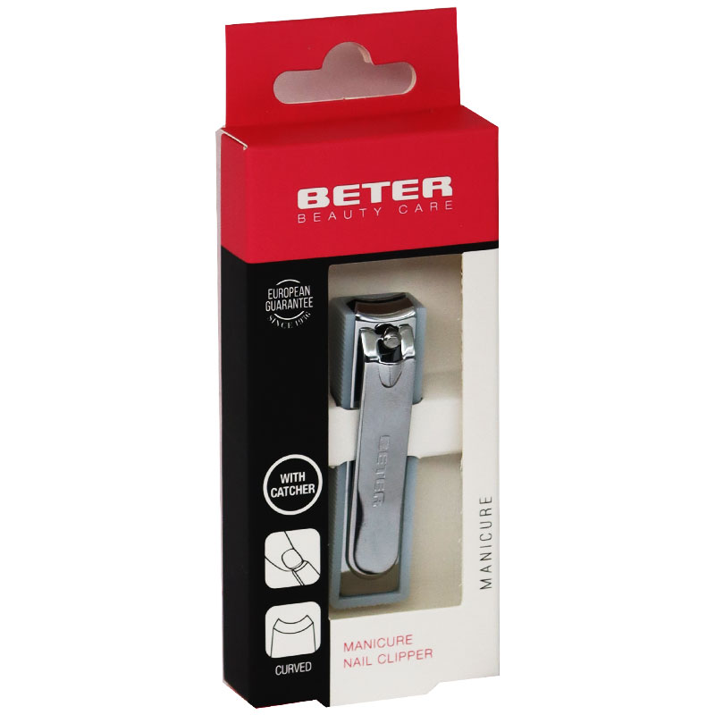 Beter Nail Clipper Curved With Catcher/07020