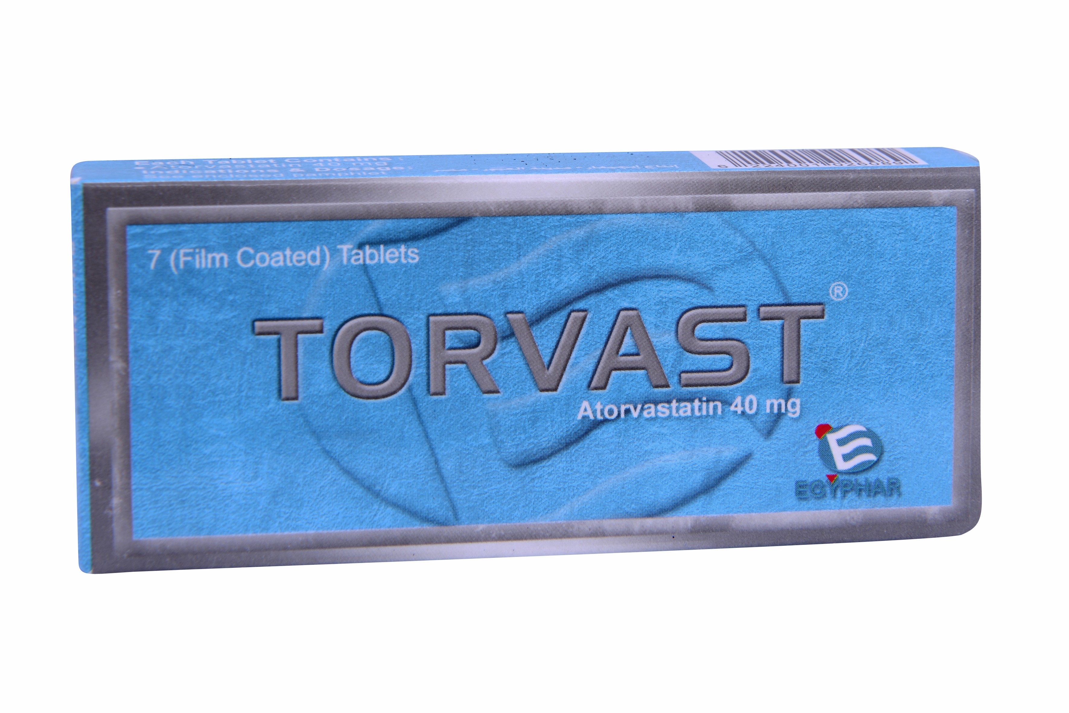 Torvast 40mg 7 Tablets