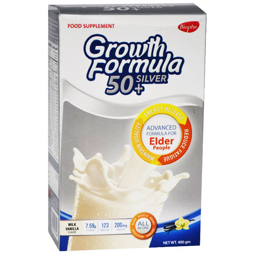 Growth Formula Vanilla 50+ Silver 400gm