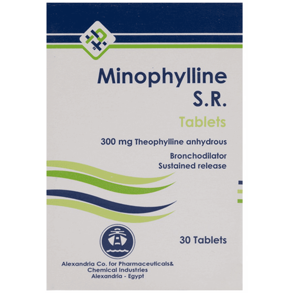 Minophylline 300mg SR (Sustained Release) 30 Tablet