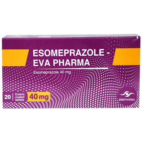 Esomeprazole Eva-Pharma 40mg 20 Enteric Coated Tablet