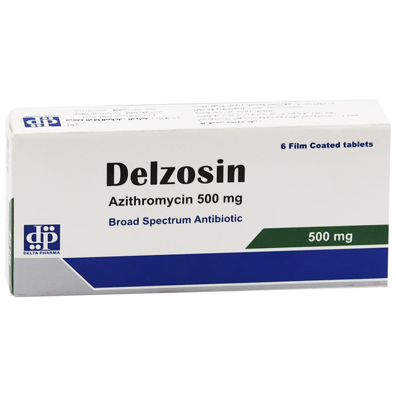 Delzosin 500mg 6 Film Coated Tablets