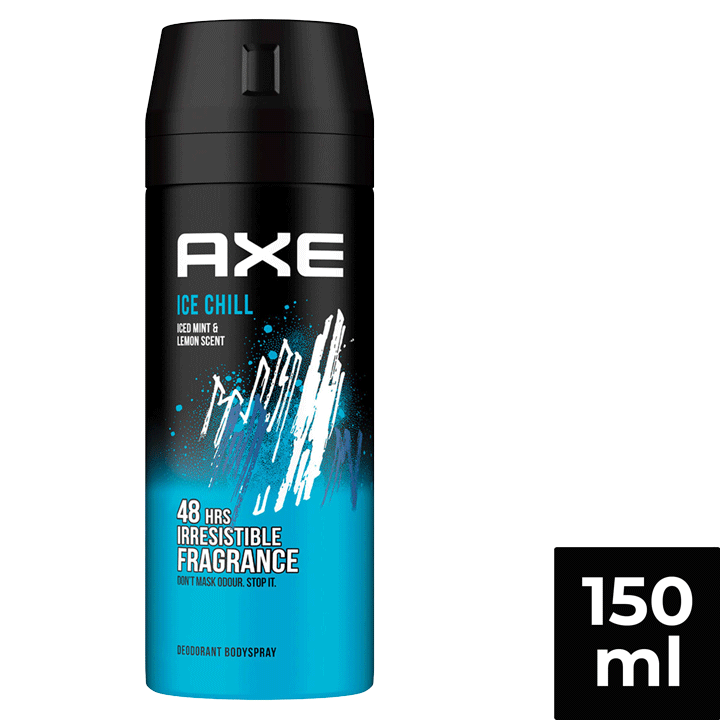 Axe Ice Chill 48 Hours Irresistible Deodorant Spray For Men 150ml