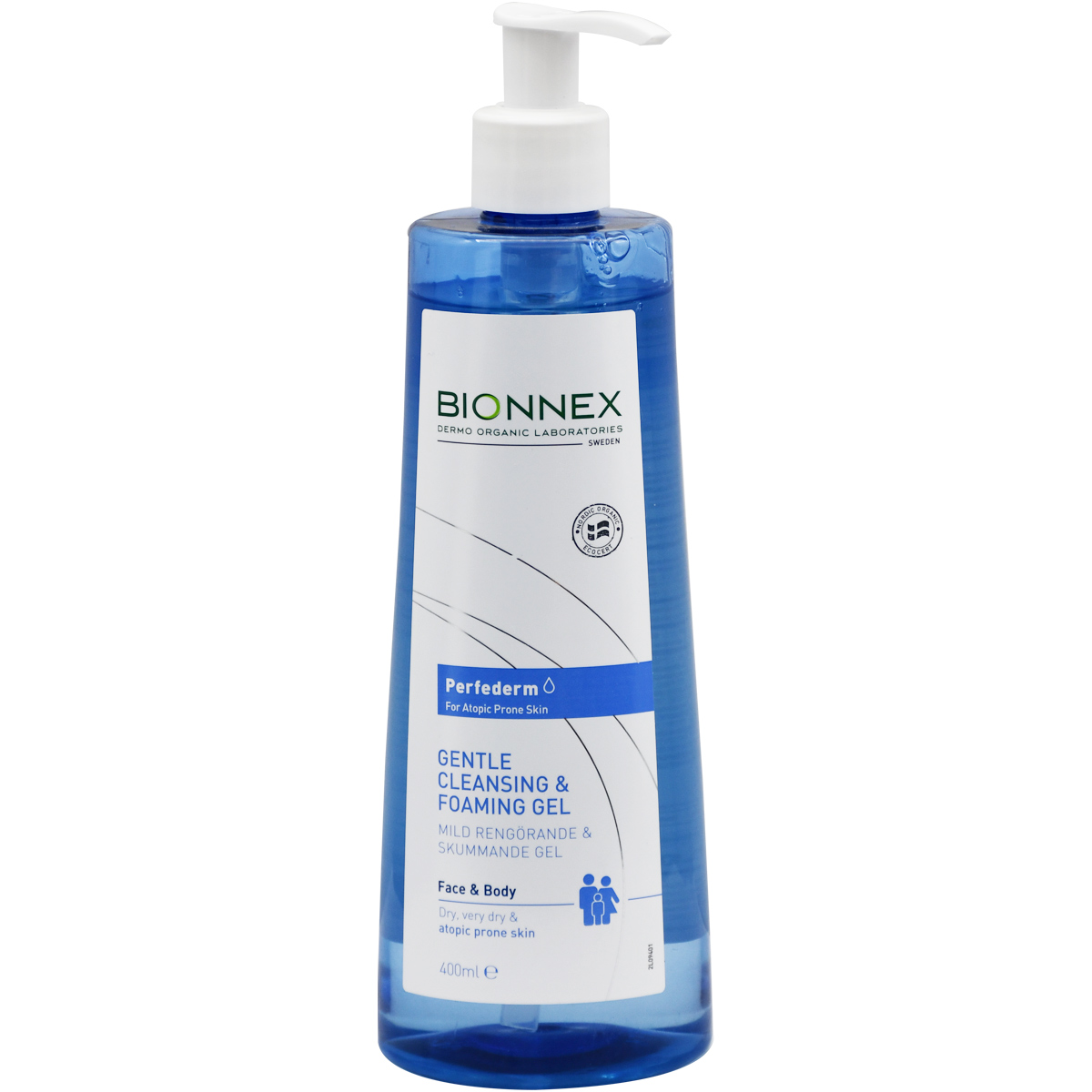 Bionnex Perfederm Cleansing Foam Gel for Dry Skin 400 ml