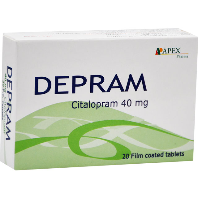 Depram 40mg 20 Film Coated Tablets