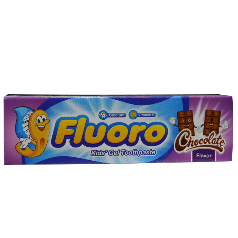 Fluoro Kids Gel Toothpaste Chocolate 50gm