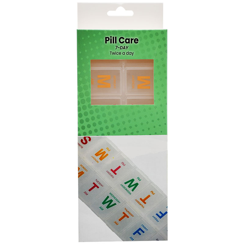 Pill Care 7 Day 2 Doses (Am/Pm) (Transparent Bar)/205