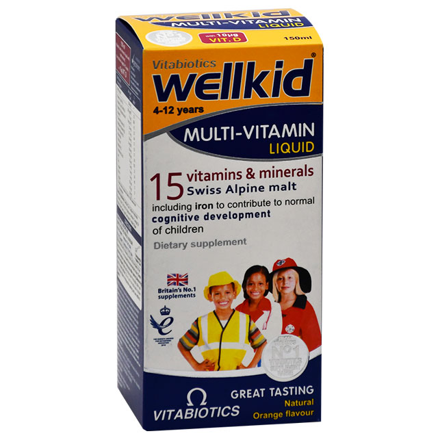Wellkid Orange Flavor Syrup 150ml
