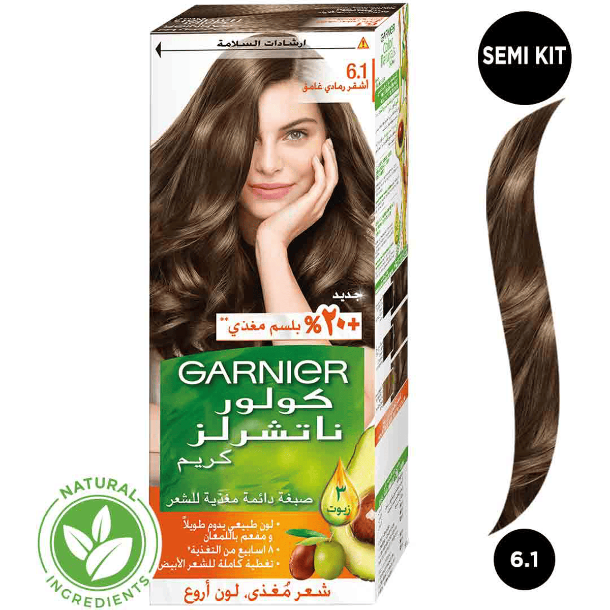 Garnier Hair Color Naturals Cream Dark Ash Blonde/6.1