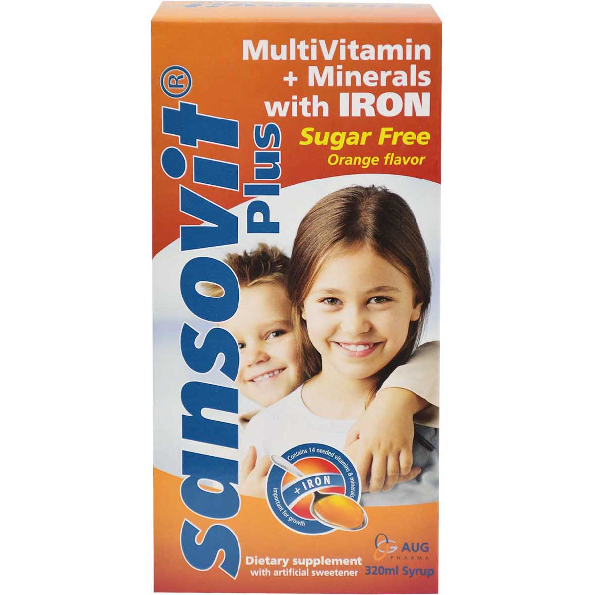 Sansovit Plus with Iron Syrup 320ml