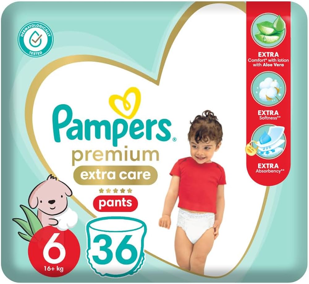 Pampers Premium Care (6) Pants (16+) Kg 36Pcs
