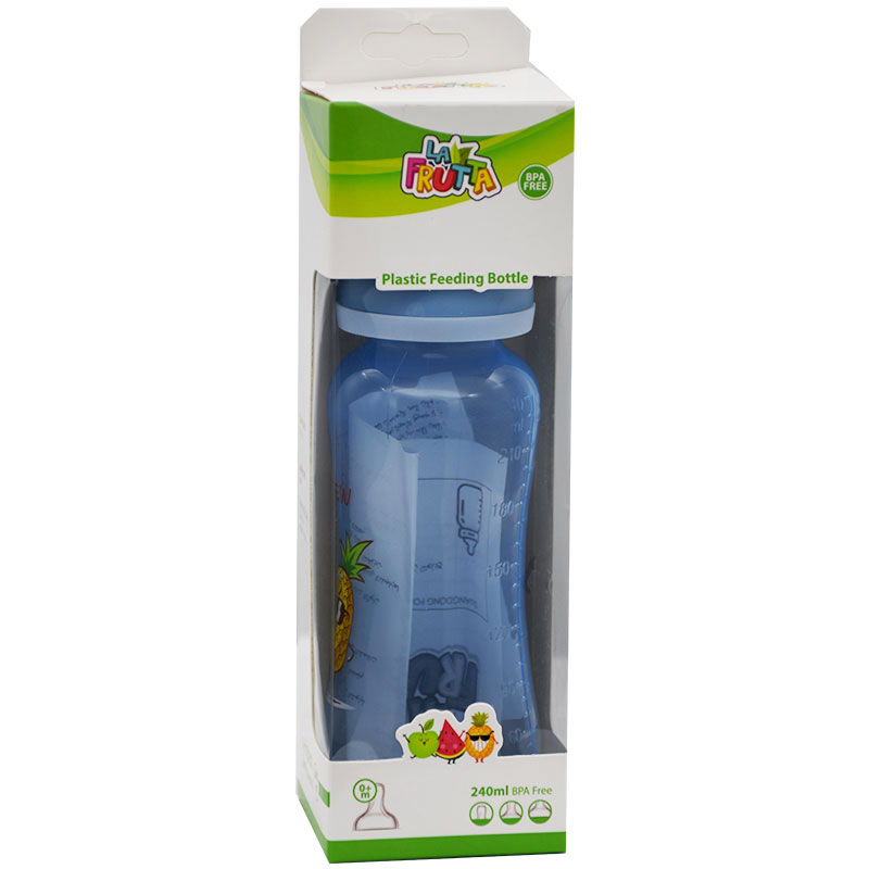La Frutta Plastic Feeding Bottle (0+ Months) 240ml/22047