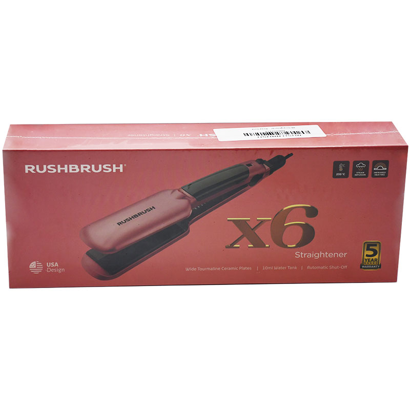Rush Brush X6Straightener Rose Gold/Rb-X6