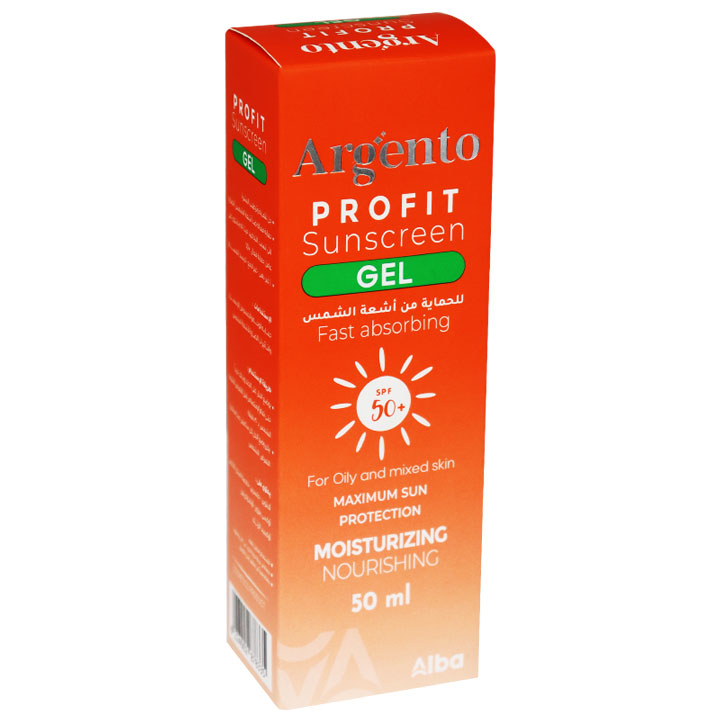 Argento Profit Sunscreen Gel Spf (50+) 50ml