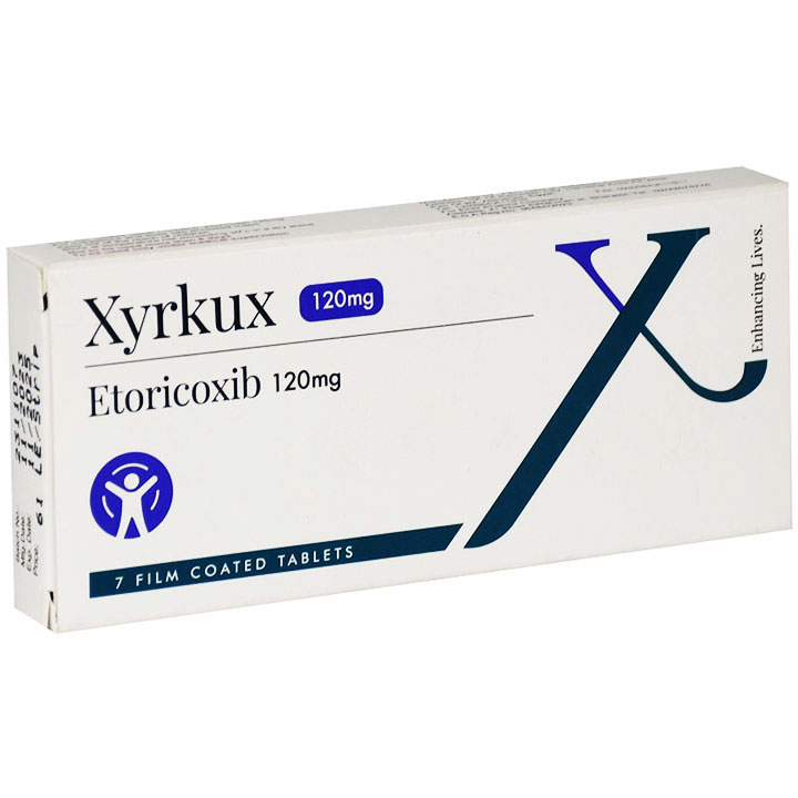 Xyrkux 120mg 7 Film Coated Tablets