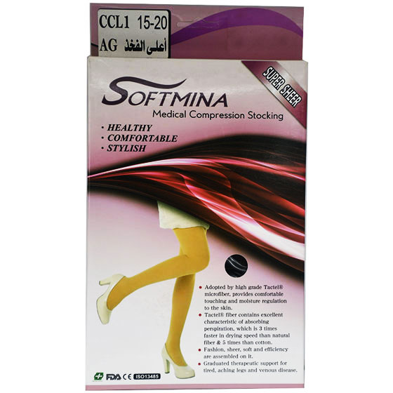 Softmina 6004 Thigh Silicone Band Ccl1 AG ( XX large ) Black