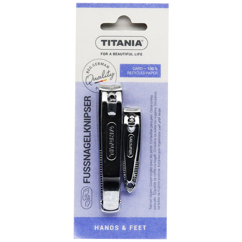 Titania Toenail Clipper 2 pieces /1052/1+2