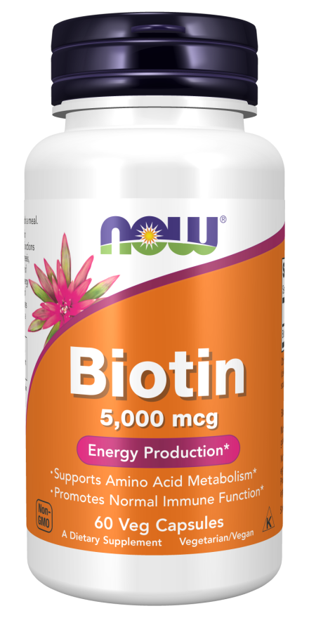 Now Biotin 5000&micro; 60 Capsule
