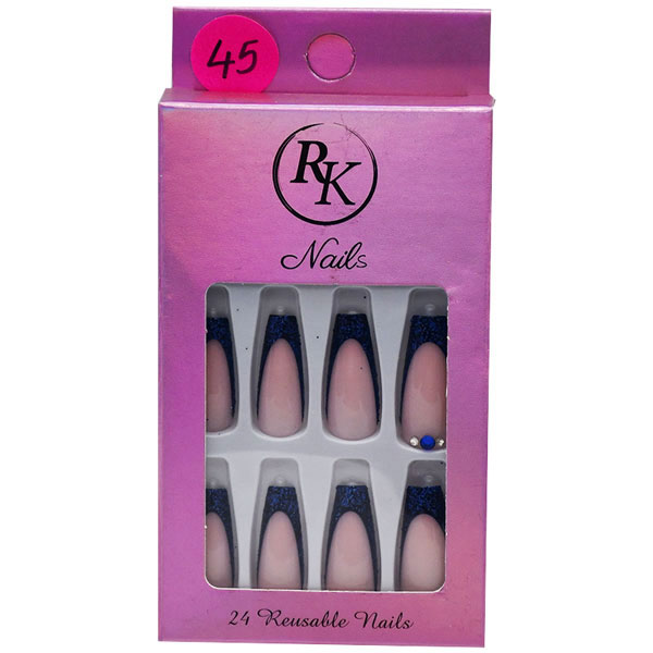 RK Reusable Nails 24 pieces/45