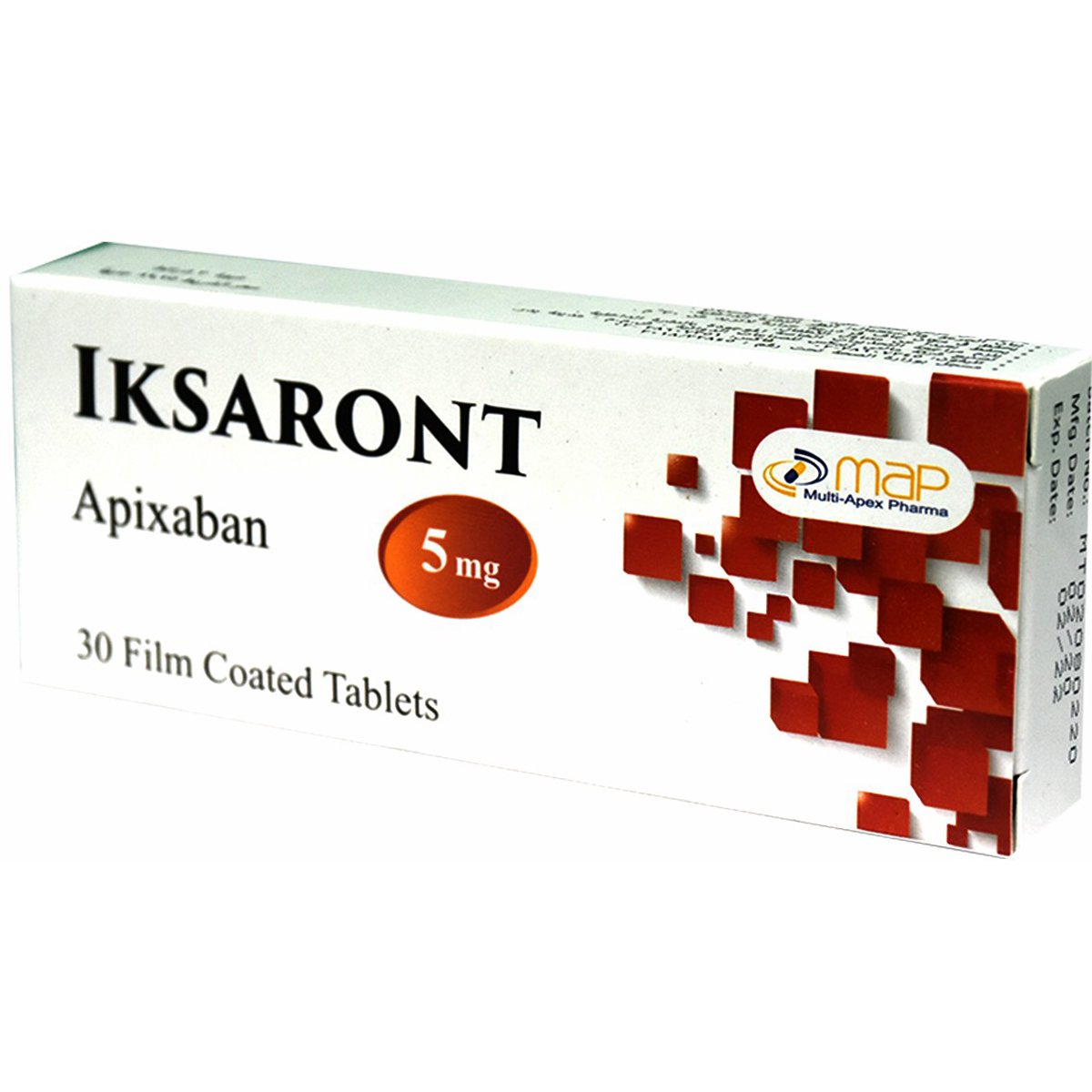 Iksaront 5mg 30 Film Coated Tablets