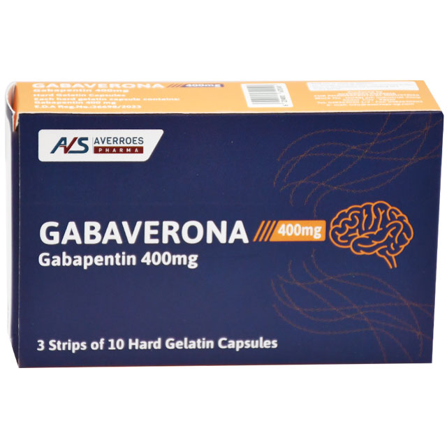 Gabaverona 400mg 30 Hard Gelatin Capsules