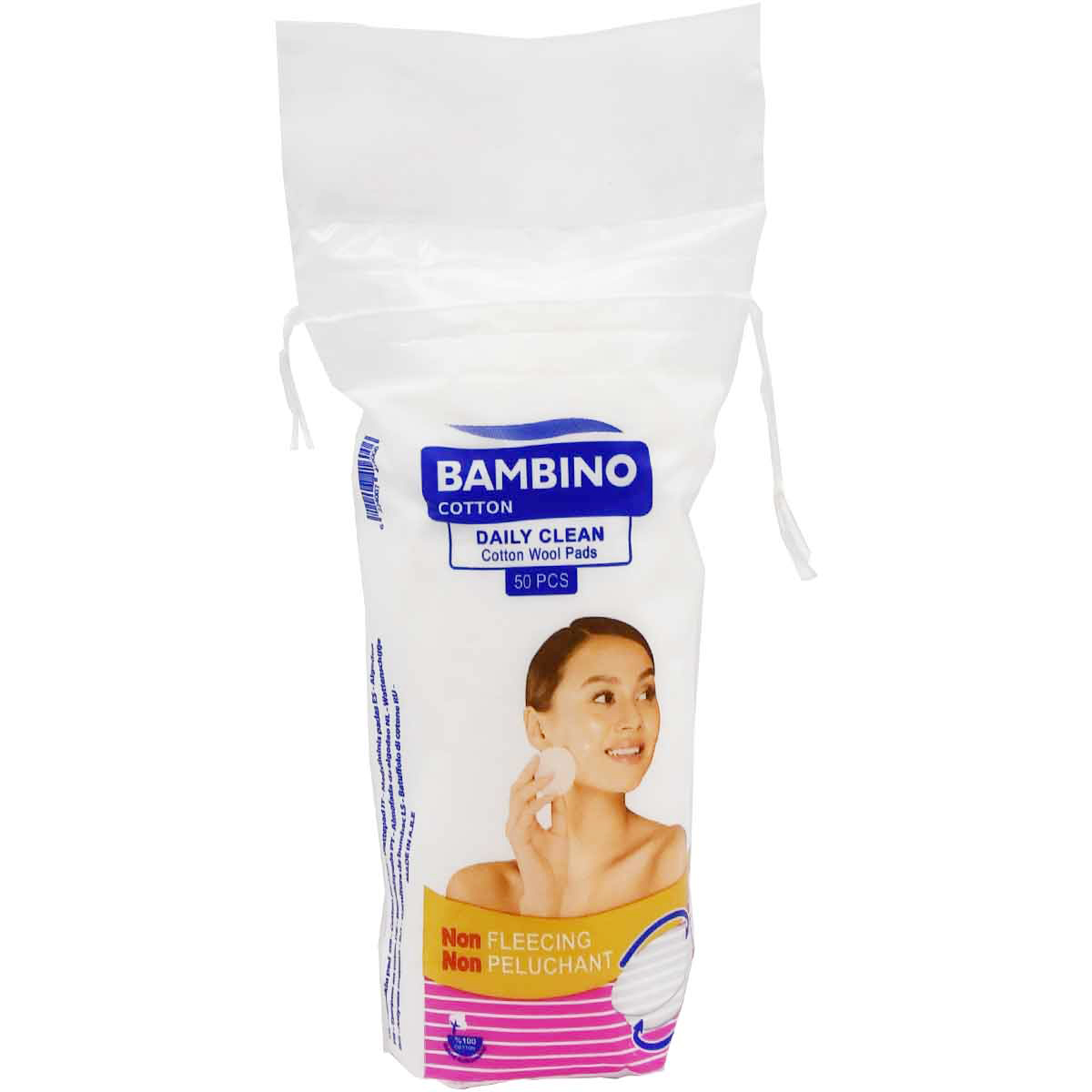 Bambino Daily Clean Cotton Pads 50 Pieces